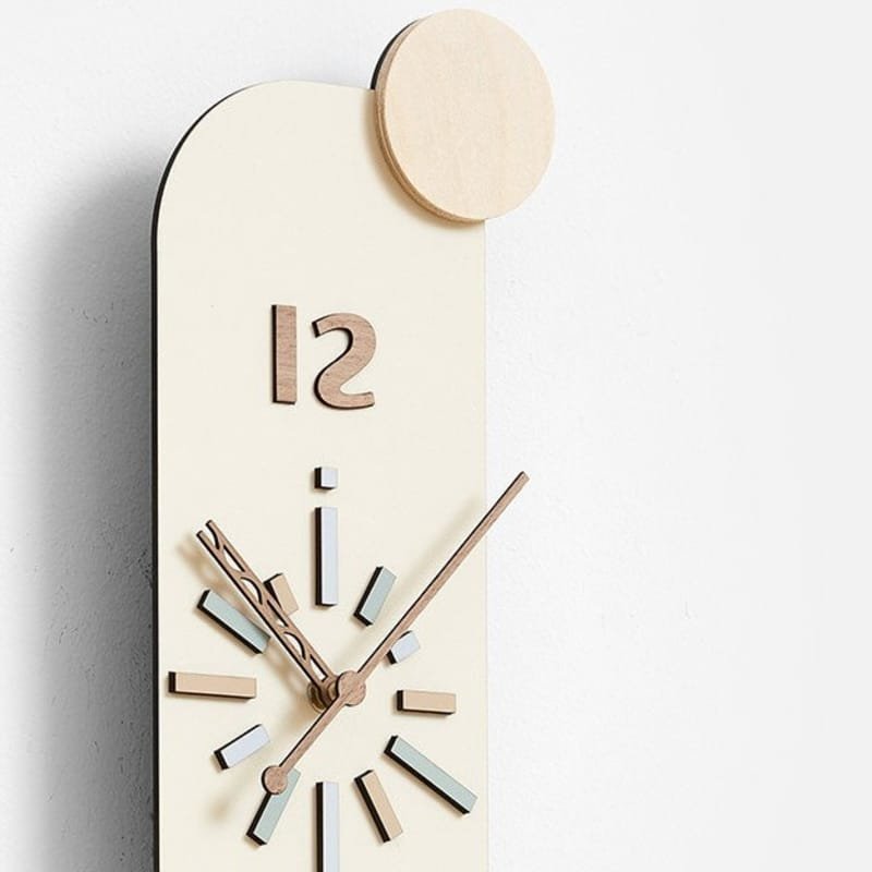 Laser Cut Creative Pendulum Modern Wall Clock