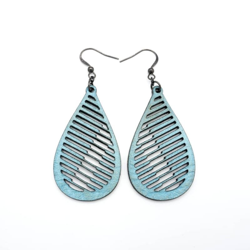 Laser Cut Fashion Teardrop Earrings