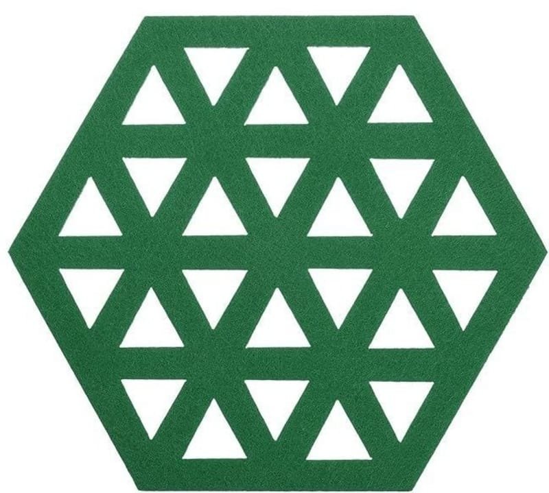 Laser Cut Hexagon Felt Coasters