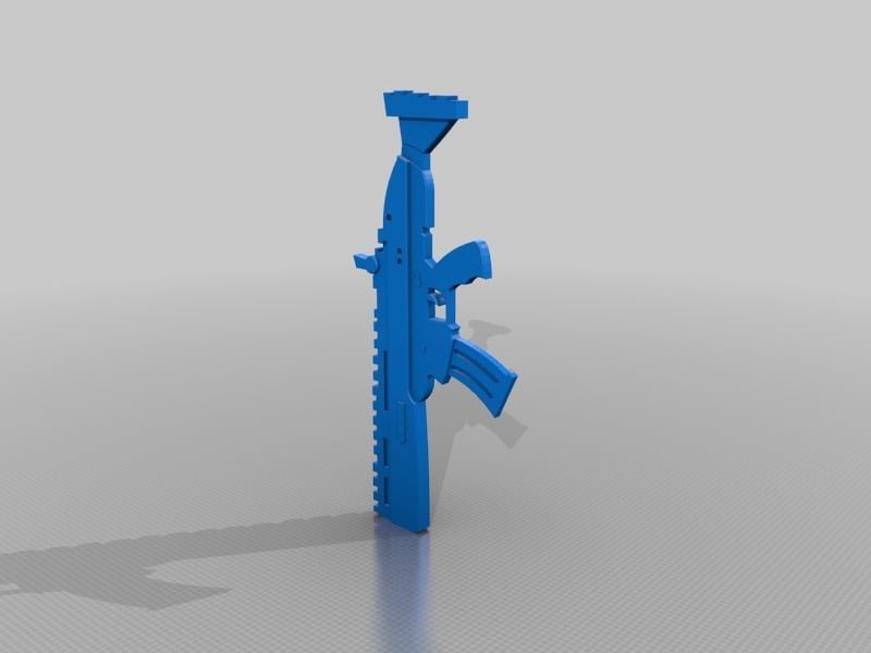 Fortnite Scar 3D Printer Model Download Free STL File - 3axis.co