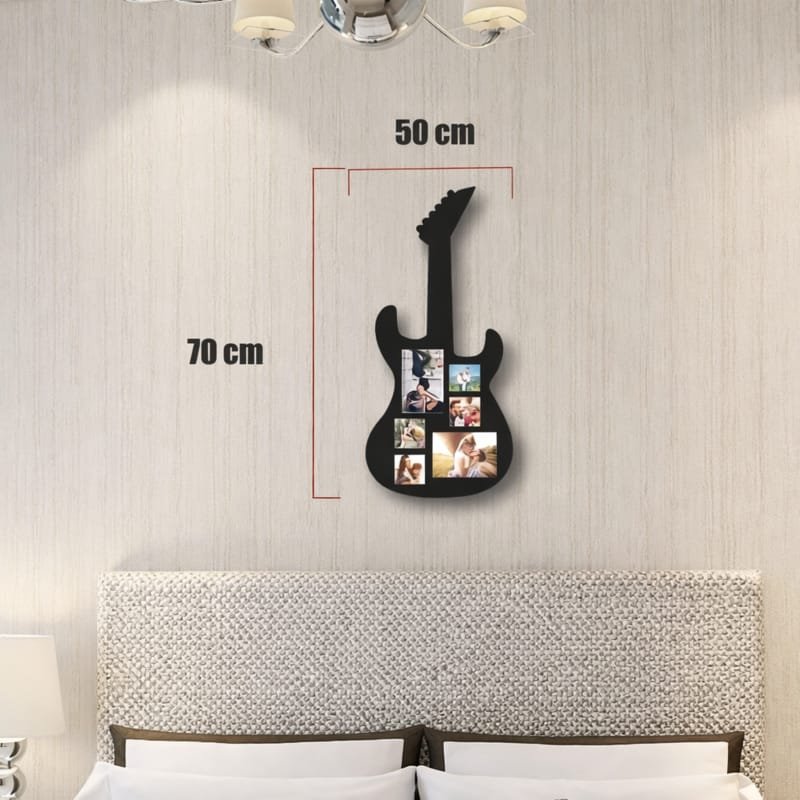 Laser Cut Guitar Photo Frame