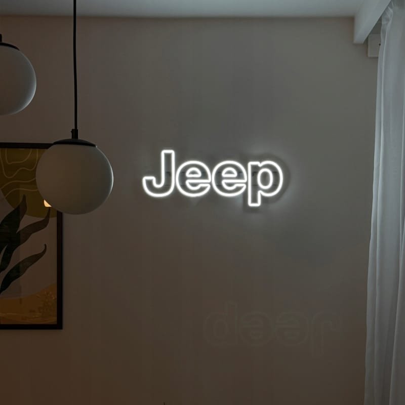 Laser Cut Jeep Neon Sign