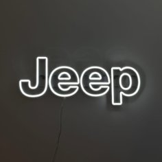Laser Cut Jeep Neon Sign