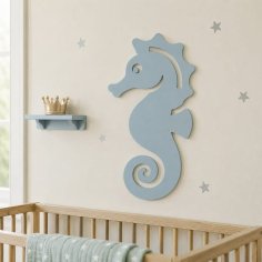Laser Cut Seahorse Nursery Room Decor