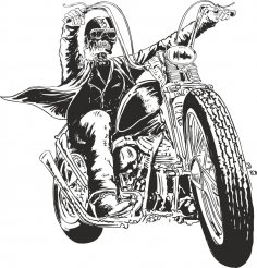 Motorcycle Vector Skull Free Vector