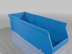 Mini Stacking Box Storage Bin – Stretched 3D Printer Model