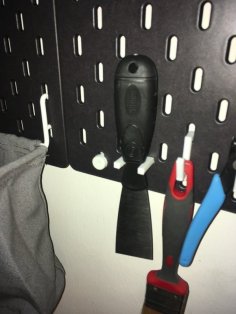 Ikea Skadis Hook For Scraper 3D Printer Model