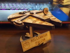 Laser Cut Star Wars Millennium Falcon DXF File