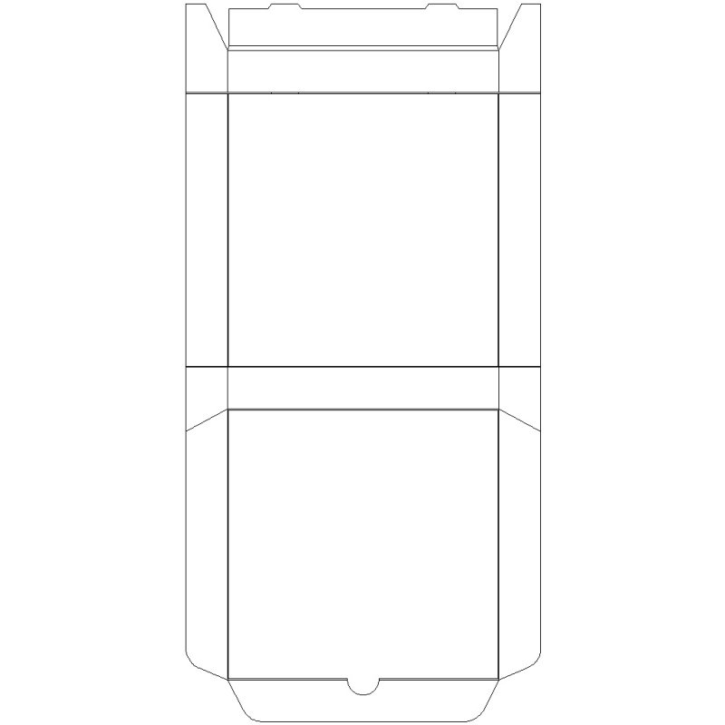 Pizza Box DXF File