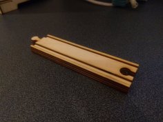 Laser Cut Brio Rail 16cm