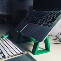 Steep Macbook Stand (Retina) 3D Printer Model