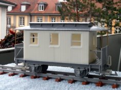 Sächsischer Personenwagen 107K Wagen Passend Zu Lokomotive 1K (Thing: 400667) 3D Printer Model