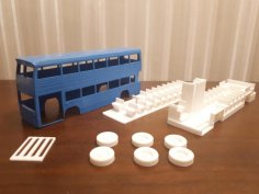 Leyland Double Decker 3D Printer Model