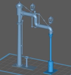 Water Crane For Steam Locomotives 3D Printer Model