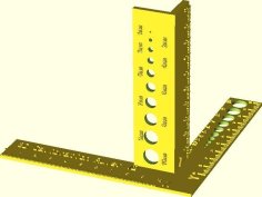 3D Calibration Ruler 3D Printer Model