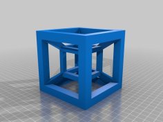 Parametric Hypercube 3D Printer Model