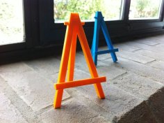 Mini Caballete Easel – Prints In One Piece 3D Printer Model