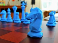 Low Poly Chess Set 3D Printer Model