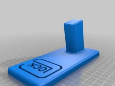 Glock, 1911, AAP01, MK23 Stands 3D Printer Model