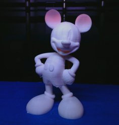 Flat-footed Mickey Mouse 3D Printer Model