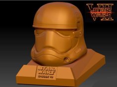 Star Wars Ep7 New Storm Trooper Helmet 3D Printer Model