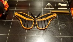 Articulated Butterfly (two Color) 3D Printer Model