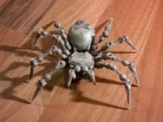 Articulated Spider By DexterMurphy Pulled Apart 3D Printer Model