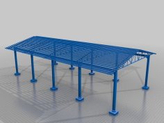 Warehouse Under Construction 3D Printer Model