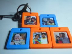 Photo Frame Key Chain 3D Printer Model