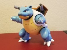 Blastoise Action Figure 3D Printer Model