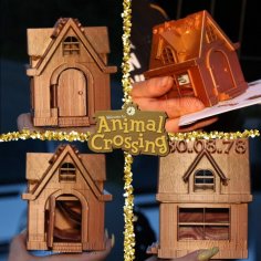 Animal Crossing House Money Bank 3D Printer Model