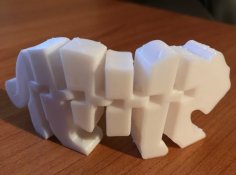 Flexi Tiger 3D Printer Model