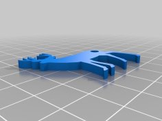 Deer Keychain 3D Printer Model