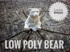 Low Poly Bear 3D Printer Model