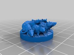 Rat Swarm 3D Printer Model