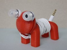 Dog Helmet Support / Chien Support De Casque / Earbud Holder 3D Printer Model