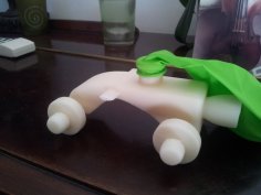 Air Propelled Car 3D Printer Model