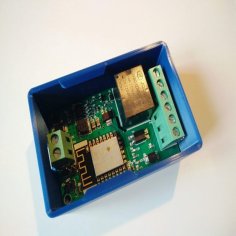 Snapfit Enclosure For ESP8266 Yunshan/Wemos Relay Module 3D Printer Model