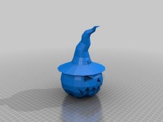 Witch Pumpkin 3D Printer Model