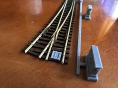 OO Gauge Lineside Trunking Straight 160 Mm X 3mm X 3.2mm 3D Printer Model