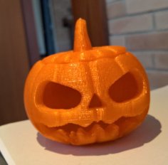 Jack O Lantern Pumpkin With Open Mouth 3D Printer Model