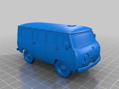 Russian Legendary Off-road Car UAZ-452 3D Printer Model