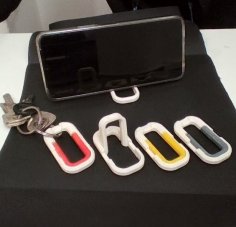 Phone Stand Keychain 3D Printer Model