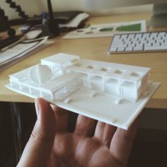 Fresh Market Architecture 3D Printer Model