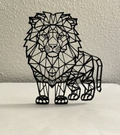 Geometric Lion 3D Printer Model