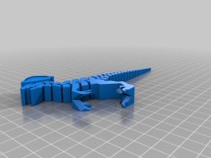 Festive Flexi Raptor 3D Printer Model