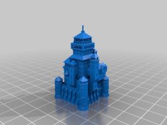 Set Of Medieval Houses 3D Printer Model