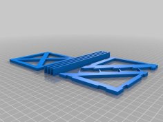 4 Knife Stand Balisong Edition Redraw 3D Printer Model