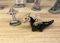 Skeletal Pieces For Miniature Jointed Dragon 3D Printer Model