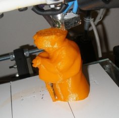 Yoda Figure 3D Printer Model